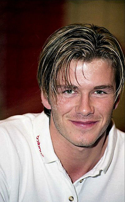 A very young David Beckham @ the Match of the Day exhibition @ the NEC.