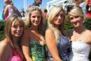 Four friends glam up for a day @ Goodwood races.