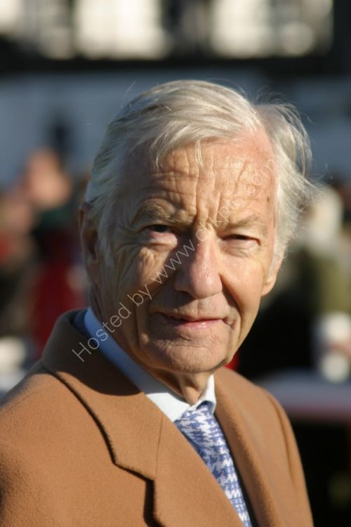 Lester Piggott at Cheltenham racecourse.