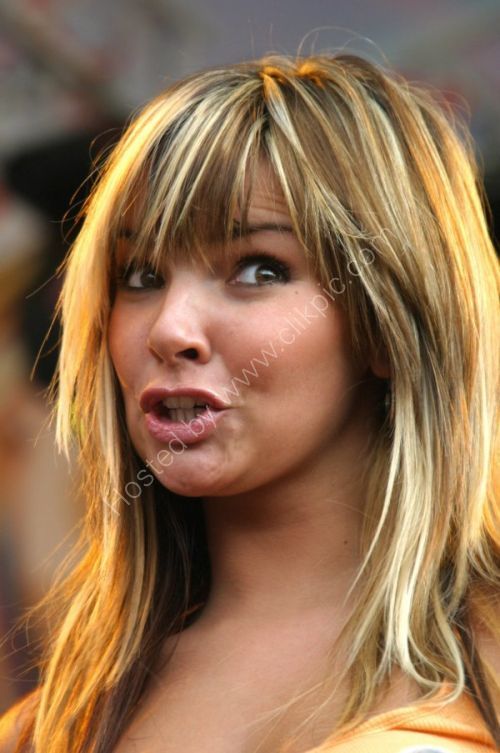 Nadine Coyle of Girls Aloud at the BRMB Party in the Park.