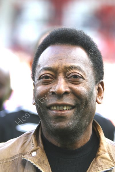 Pele @ Gordon Banks statue unveiling at Stoke City FC.