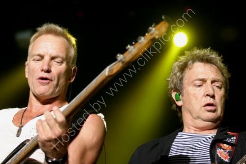 Police in concert at the NIA in Birmingham.