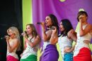 The Saturdays @ the Midland Music Festival at Tamworth Castle in Staffordshire.