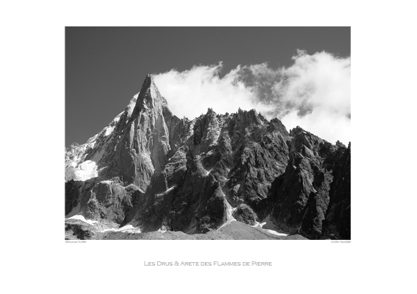Les Drus & Arete des Flammes de Pierre