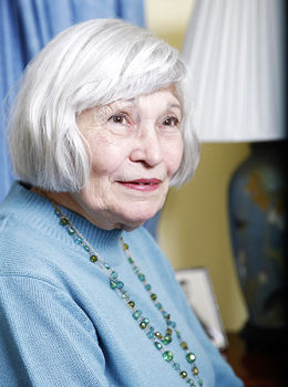 An elegant older lady