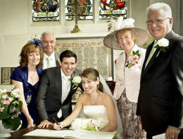 Signing the Register 