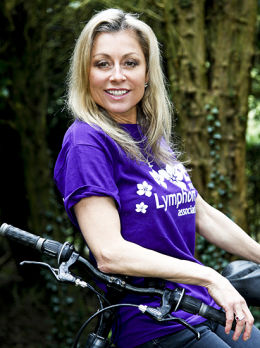 Olympic medal winner Suzanne Dando for the Lymphoma Association