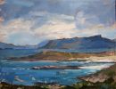 Rum and Eigg from above Portuairk
