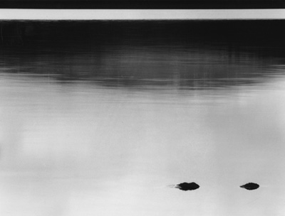 Two rocks and still water