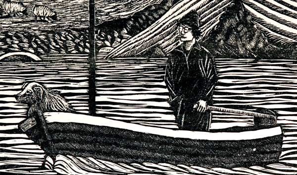 Detail from Stevie and the Whale

