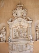 Detail of Marble Plaque in Portico, Cathedral, Palermo