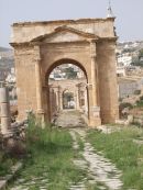 Looking through Multiple Roman Gates, Jerash
