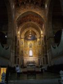 Gold Byzantine Mosaic Interior, Monreale Cathedral