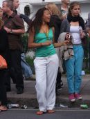 Spectators in the "groove"! Notting Hill Carnival