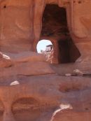 Rock Formation in Area in front of Ad-Dayr (The Monastery), Petra