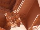 Detail of Al-Khaznet al-Faraoun (Treasury of the Pharaoh), Petra