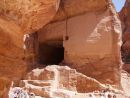 Large Man Made Cave in Outer Siq, Petra