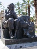 Bronze Sculture, Piazza Castelnuovo, Palermo