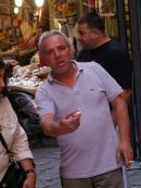 Sicilian Offering a Taste! Food Market, Palermo