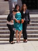 Sicilian Ladies Wedding Photograph, Piazza Duomo, Ortygia Island, Syracusa