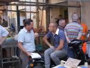 Sicilians Chatting, Food Market, Syracusa