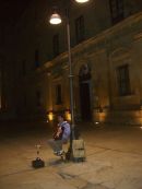Accordionist, Piazza Duomo, Ortygia Island, Syracusa