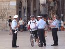 Sicilian Policemen & Cyclist, Piazza Duomo, Ortygia Island, Syracusa