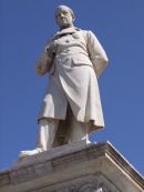 Statue of Giuseppe Damiani Almeyda, Theatre Politeama, Palermo