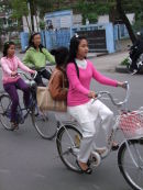 Vietnamese Girls on Bicycles