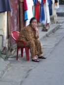 Vietnamese Lady Smoking