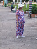Vietnamese Lady in Colourful Clothes