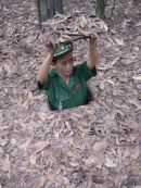 Vietnamese Soldier at Cu Chi Tunnels