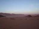 Sunset over Wadi Rum, Petra