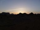Sunset over Wadi Rum, Petra