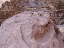 Carving on Sandstone Rock, Wadi Rum