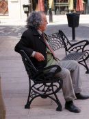 Spaniard deep in thouight!, Fuengirola, Spain