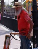 Artist & Self Portrait, Avenida Duque de Ahumada, Marbella