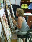 Student Artist at Work, Torremolinos