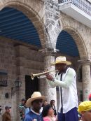 Trumpeter, Cathedral Square, Havana