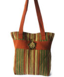 Tatted Flower Bag