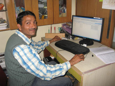 Noel from KKM working on his website in MESH Design Studio