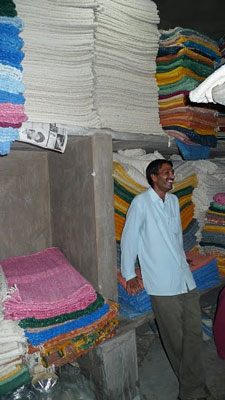 Noel in the storeroom at KKM