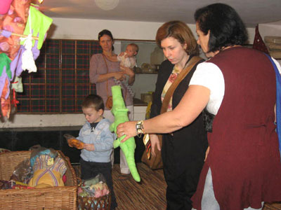 Upstairs in MESH is especially interesting for children with loads of soft toys.