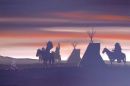 Red Indian Sunrise