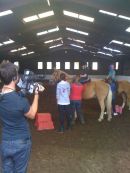 Pop Girl filming at High Herts