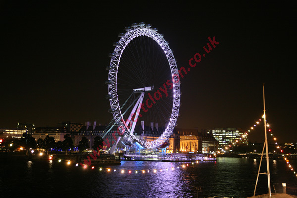 London Eye, from Hungerford Bridge