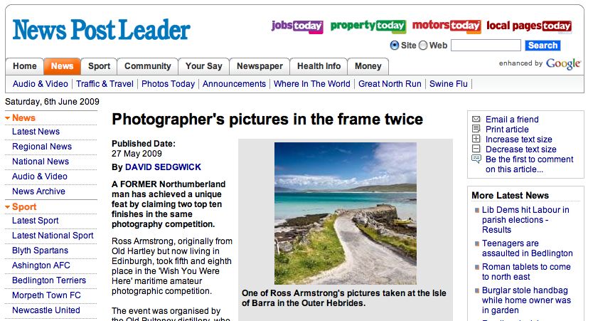 To read the full article go to: http://www.newspostleader.co.uk/latest/Photographers-pictures-in-the-frame.5305110.jp
