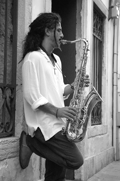 Italian Sax Player