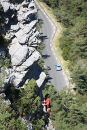 Rock climber, Verdon Gorge, Provence, France