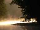 Adlestrop lake at dawn
